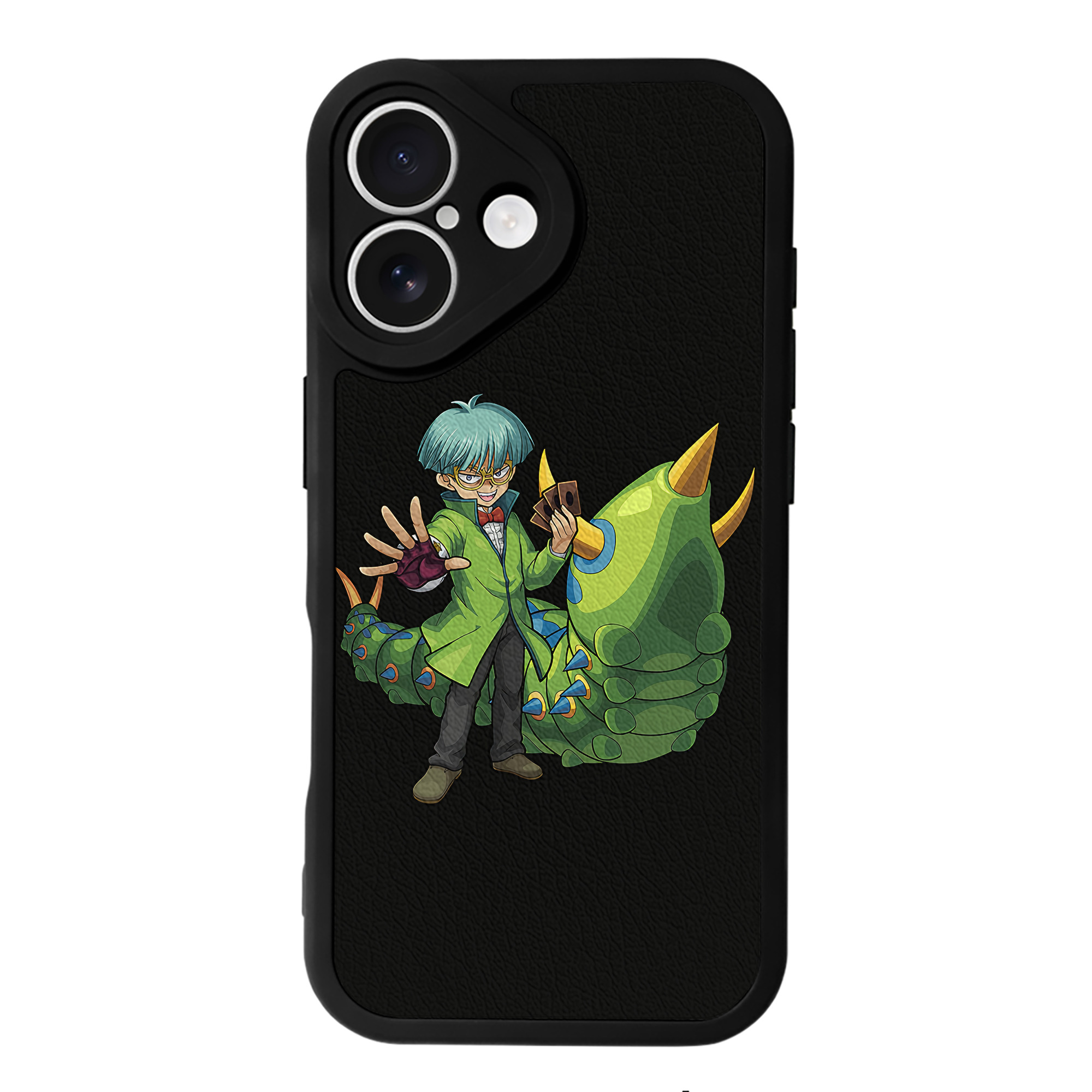 遊☆戯☆王 Yu-Gi-Oh! 【iPhone 16シリーズ対応】シリコンスマホケース（レザー調） 材質：シリコン